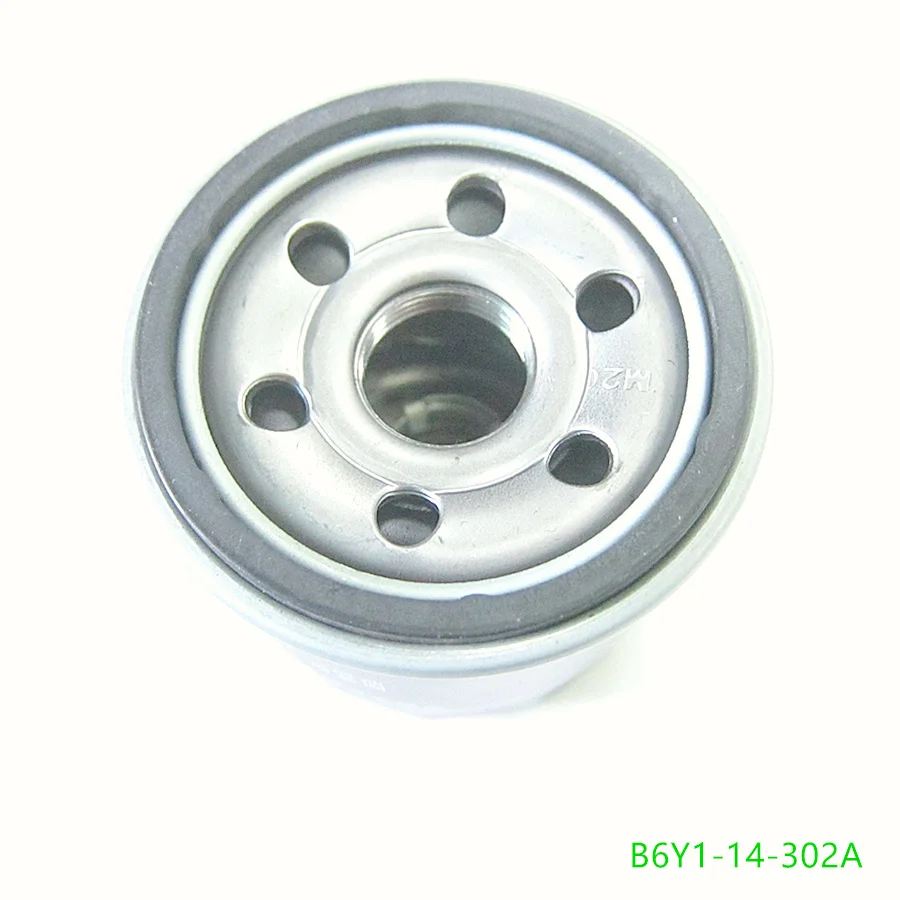 Car accessories engine oil filter B6Y1-14-302A for Mazda 323 protege 5 BJ Premacy CP 626 mazda 2 MX-5 Haima 7 M3 M6 S5 Haima 3