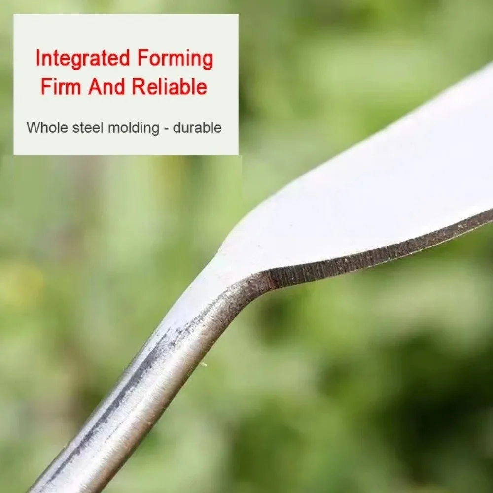 

Sturdy Iron Gardening Shovel Dig Digging Garlic Garden Shovel Harvesting Wild Vegetables Flowers Grass Puller Tool