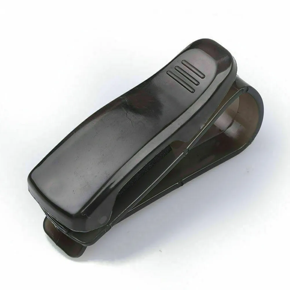 Car Glasses Clip ABS Sun Visor Ticket Accessory Black Glasses Mount Parts Plastic Receipt Replacement  Car Glasses