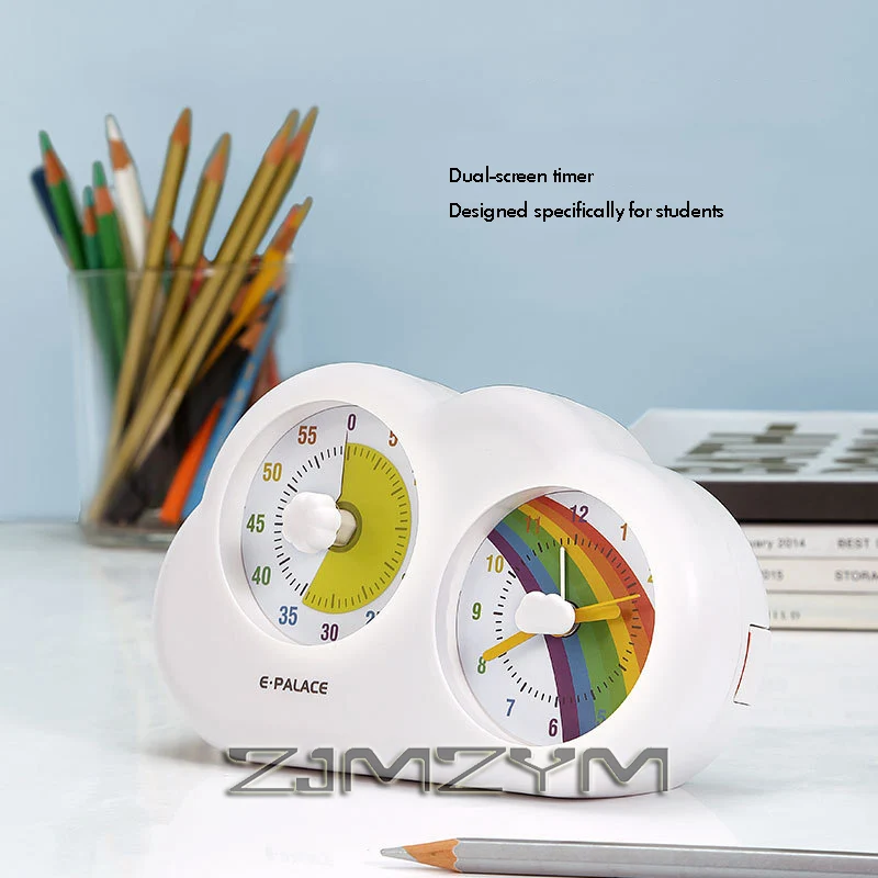 Student Mute Visual Timer Primary School Students' Learning Self-Discipline Handy Gadget Alarm Clock Dual-Use Timer