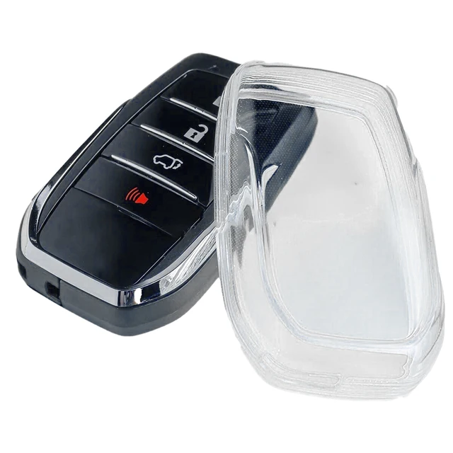 Przezroczyste etui na kluczyk do Toyoty do Corolla do RAV4 do Mirai do Land Cruiser do Sienna do Tundry Etui na kluczyk samochodowy