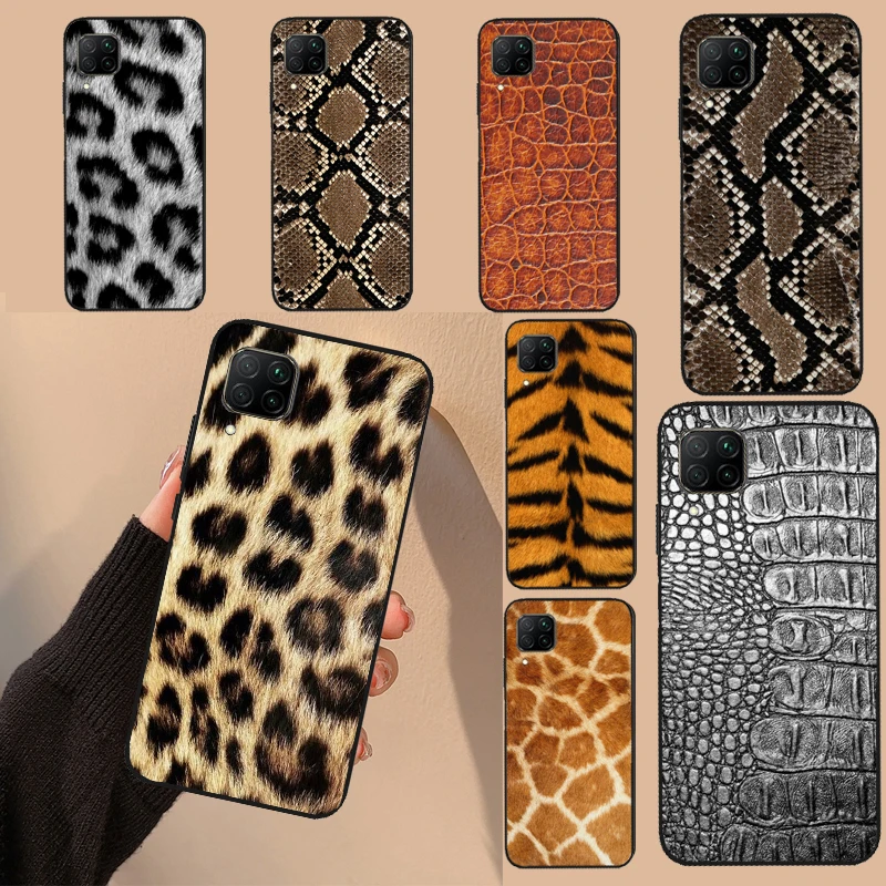 Animal Print Wildlife Fur Skin For Huawei Nova 3i 7i 8i 11i 9 10 SE 5T Y60 Y70 Y90 P20 P40 P30 Lite Pro P Smart 2019 Case