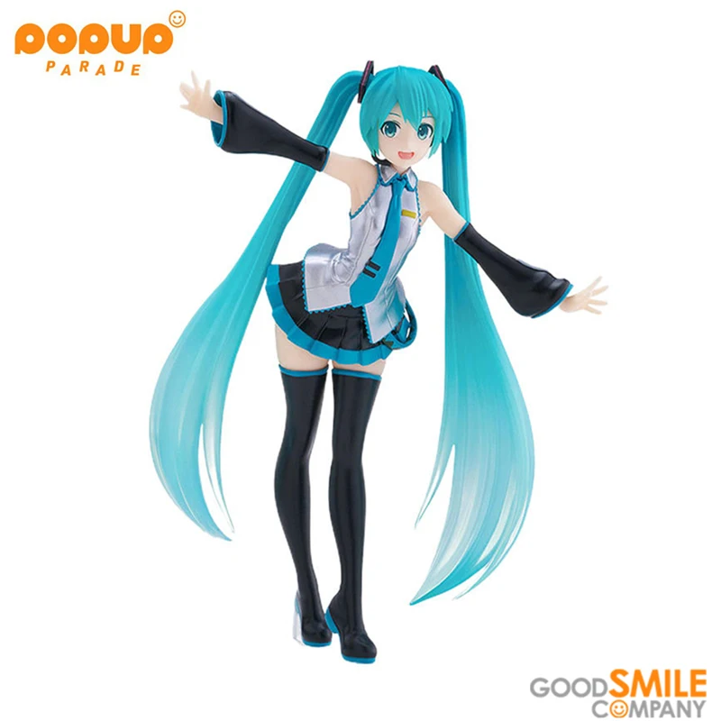 

GSC POP UP PARADE Hatsune Miku Transparent Color Scheme Ver. 17CM Anime Action Figures Model Collection Toy