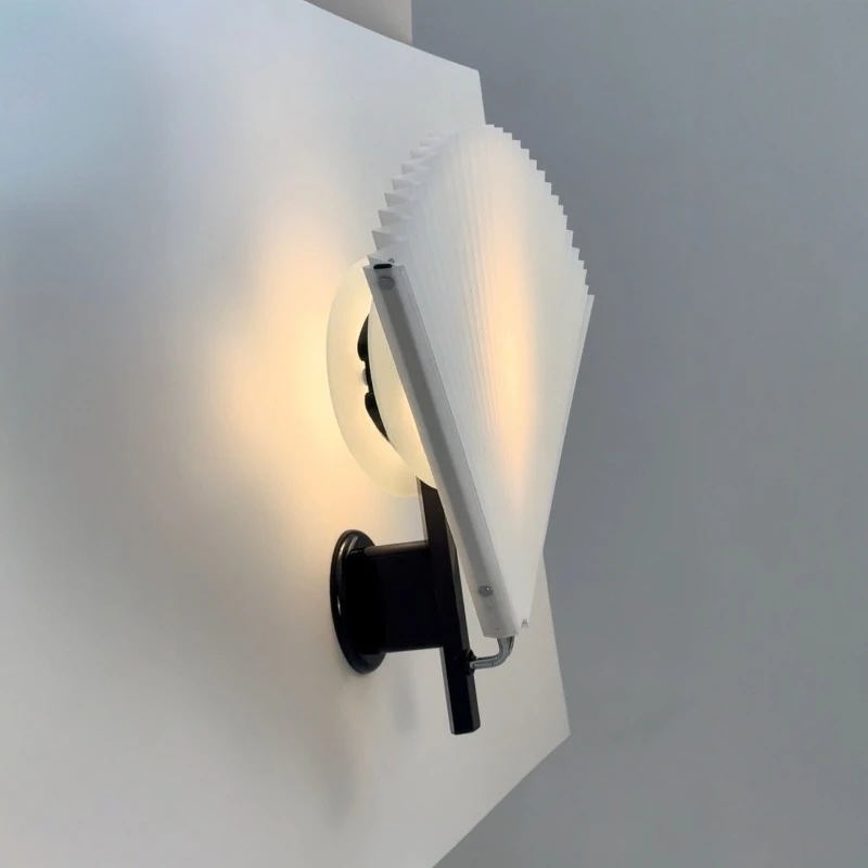 Retro Butterfly Folding Fan Shaped Wall Lamps Wabi Sabi Style Zen Tea Room Restaurant Coffee Shop Parlor Delicate LED Sconces