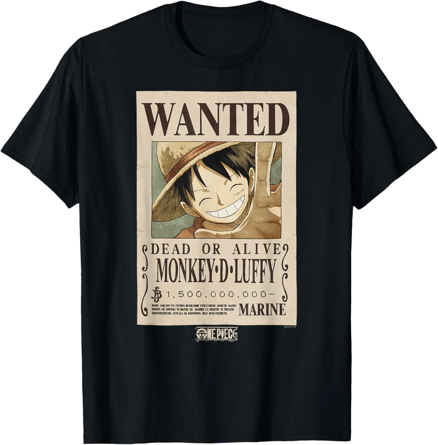 2026 Sommer ONE PIECE Anime Monkey D. Luffy Bedrucktes Lockeres Kurzarm-T-Shirt aus Reiner Baumwolle für Kinder Trendiges Unisex Casual Y2k