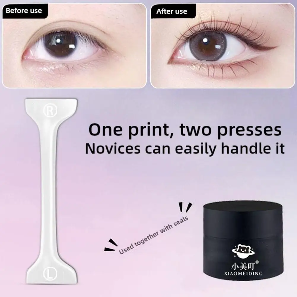 Eyelash Seal DIY Lower Lash Extension Stamp Silicone Makeup Tool For Beginner Convenient Natural Lower Eyelash Artifact Eyeliner