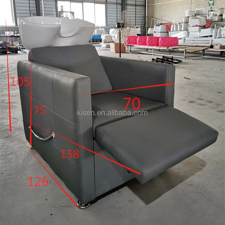 Factory Direct High Quality   Colored Shampoo Station with Massage Shampoo Bed Modern Style for Salon SPA Center