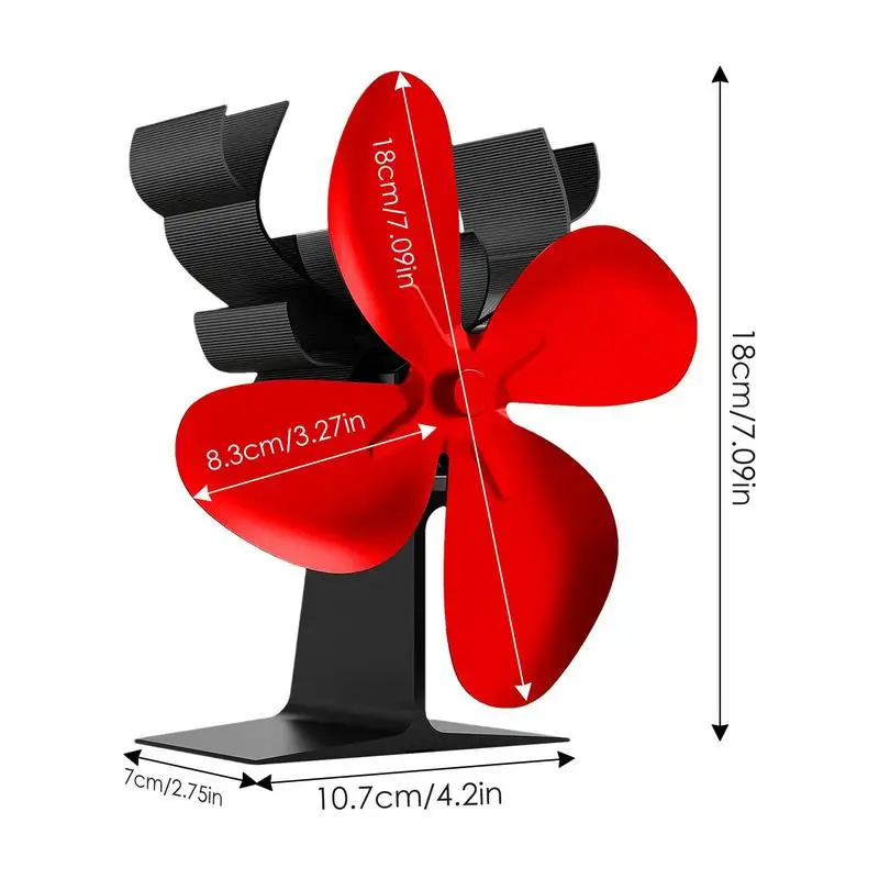 선풍기 목재 스토브 선풍기 벽난로 선풍기, 열전 열 선풍기, 비 전기 스토브 선풍기, 자기 온도계