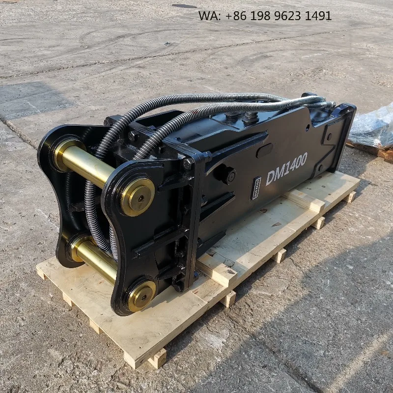 68mm Box Type Auto Lubrication Hydraulic Rock Breaker CE Certified Demolition Tool 4-7 Ton Excavator Construction Equipment - view 3