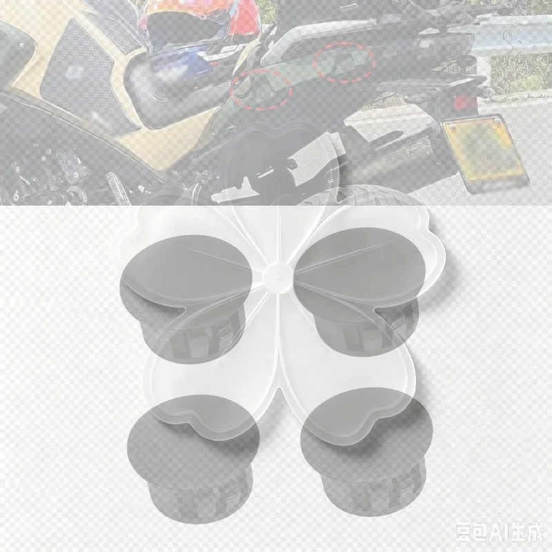4PCS FOR 800MT MT800 2021- 700MT 2025 Rear Frame Dust Cover, Side Case Bracket, Rear Frame Mount Hole Plugs Frame