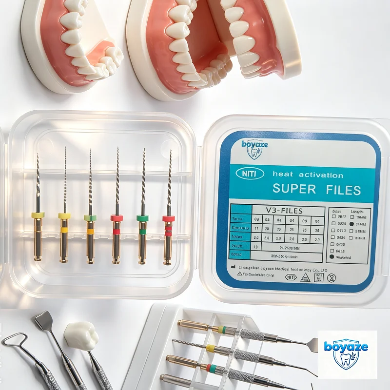 1BOX PRO Plus Fils endodontiques rotatifs en Nitinol activés par la chaleur pour le traitement des canaux radiculaires, en Nickel-Titane activé thermiquement