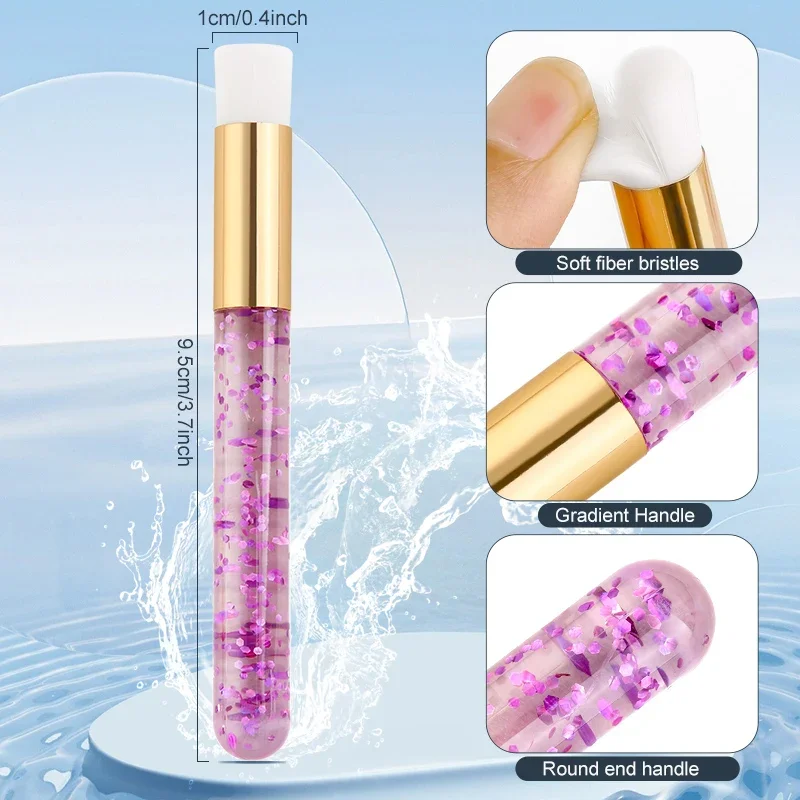 10/1 قطعة فرشاة تنظيف الرموش لاش الشامبو فرش الأنف المسام مزيل الرؤوس السوداء فرشاة عميقة لملحقات رمش أدوات ماكياج #6