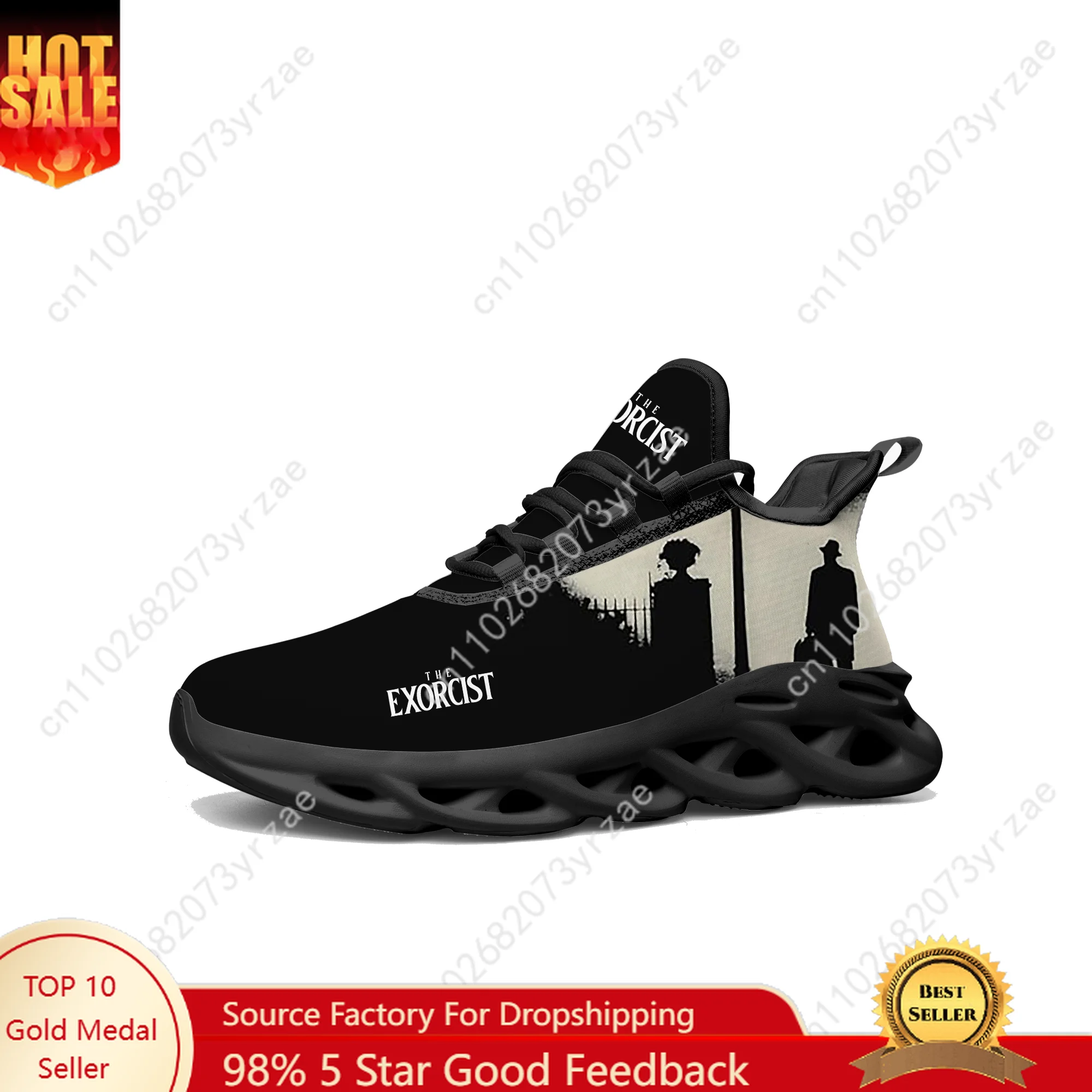 

The Exorcist Lace Mesh Shoes Flat Sneaker Men Women Sports Shoe High Quality Personalized Fashion Sports Sneakers Custom Footwe