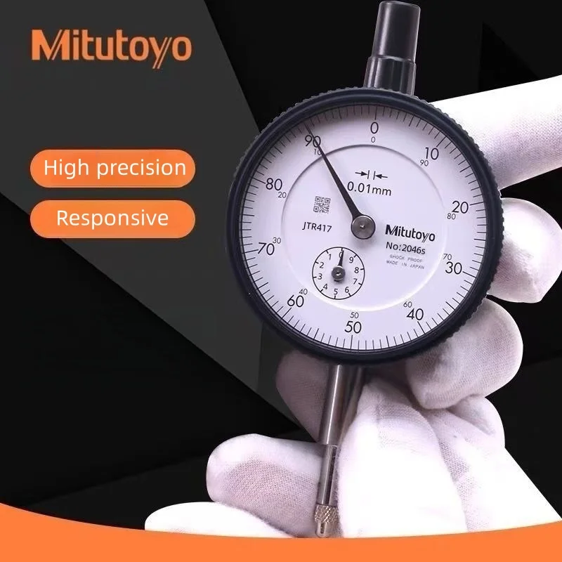 

Mitutoyo Lever Table 2046S 0.01mm X 10mm Dial Indicator, 0-100, Lug Back, Series 2, 8mm Stem Mechanical Workshop Measuring Tool