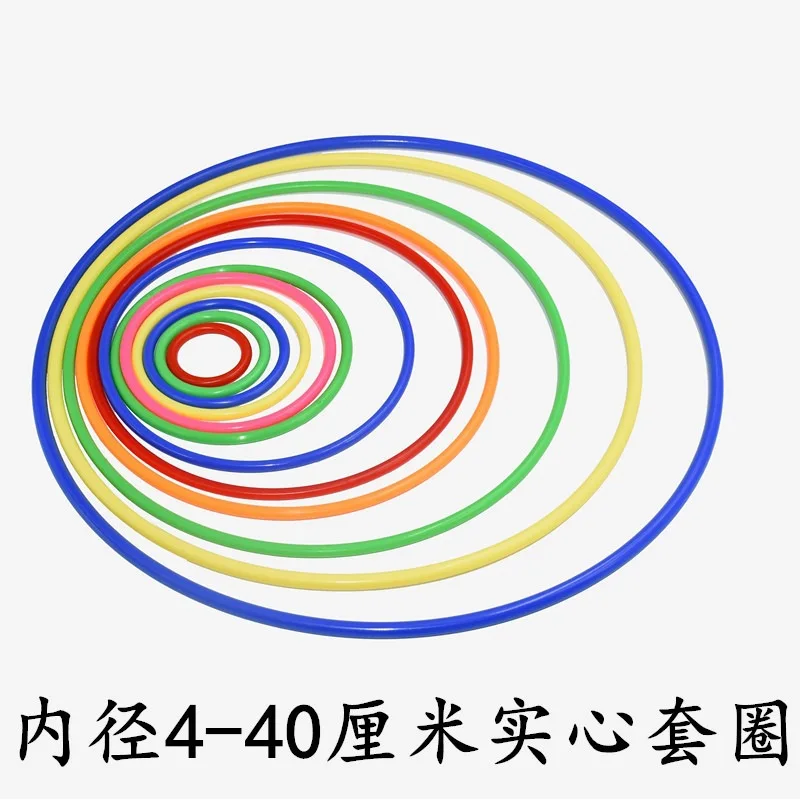 10 stks Plastic Ringen Spel Kids Ring Toss Booth Carnaval Tuin Achtertuin Buitensporten Speelgoed Gooien Snelheid Agility Training Games