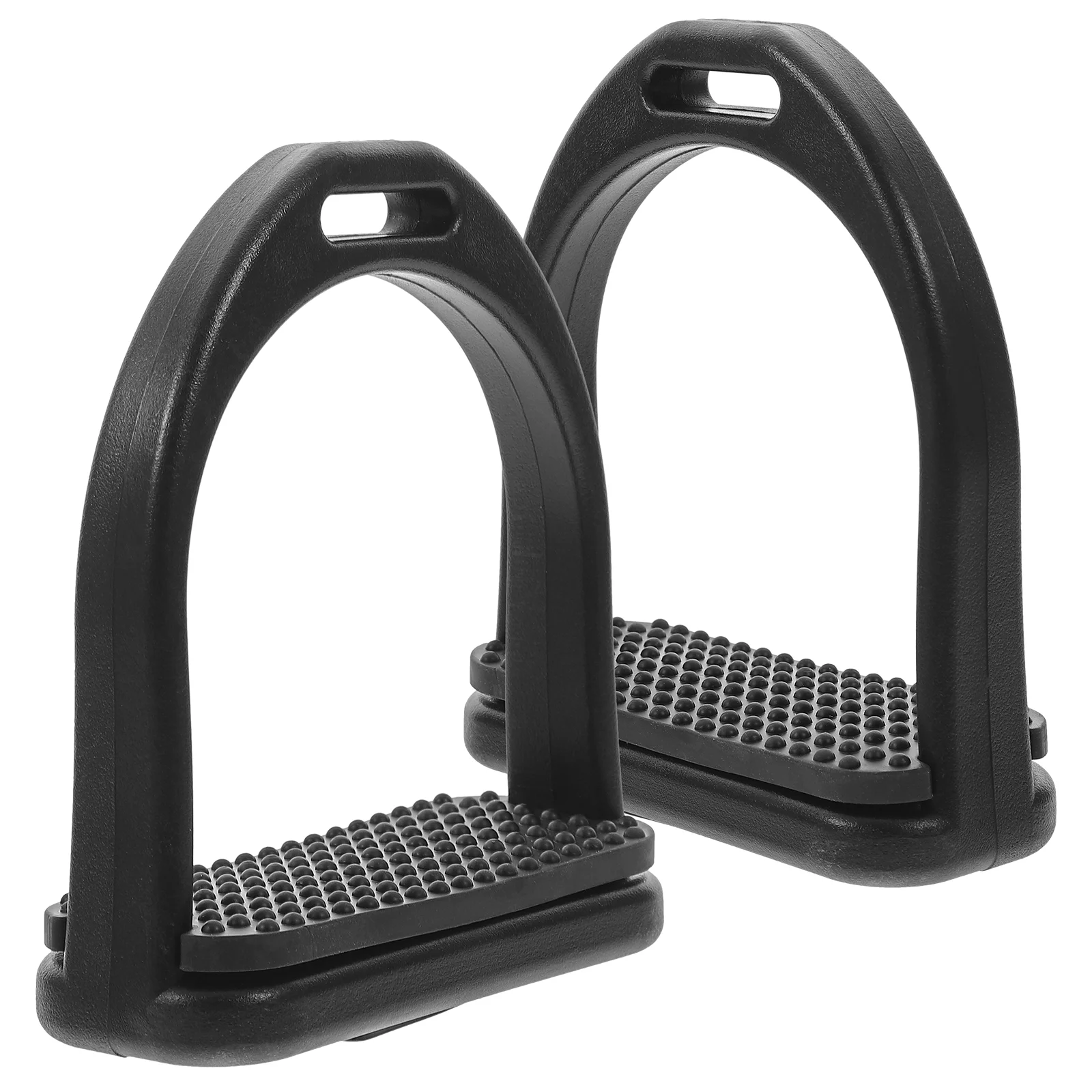 2 Pcs Horse Pedal Saddle Stirrup Stirrups for Riding Rubber Mat Nonslip Anti Skid See