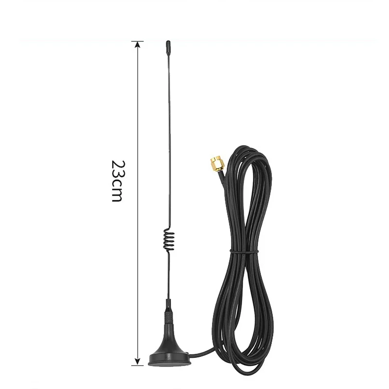 Antenne 315Mhz 7dbi connecteur mâle SMA, base magnétique, câble de 3 mètres pour amplificateur de signal radio jambon avec répéteur sans fil