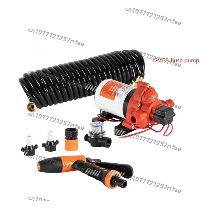 12V 3.0gpm/11.3lpm Flush Pump Kit RV RV 70PSI Flush Pump Car Wash