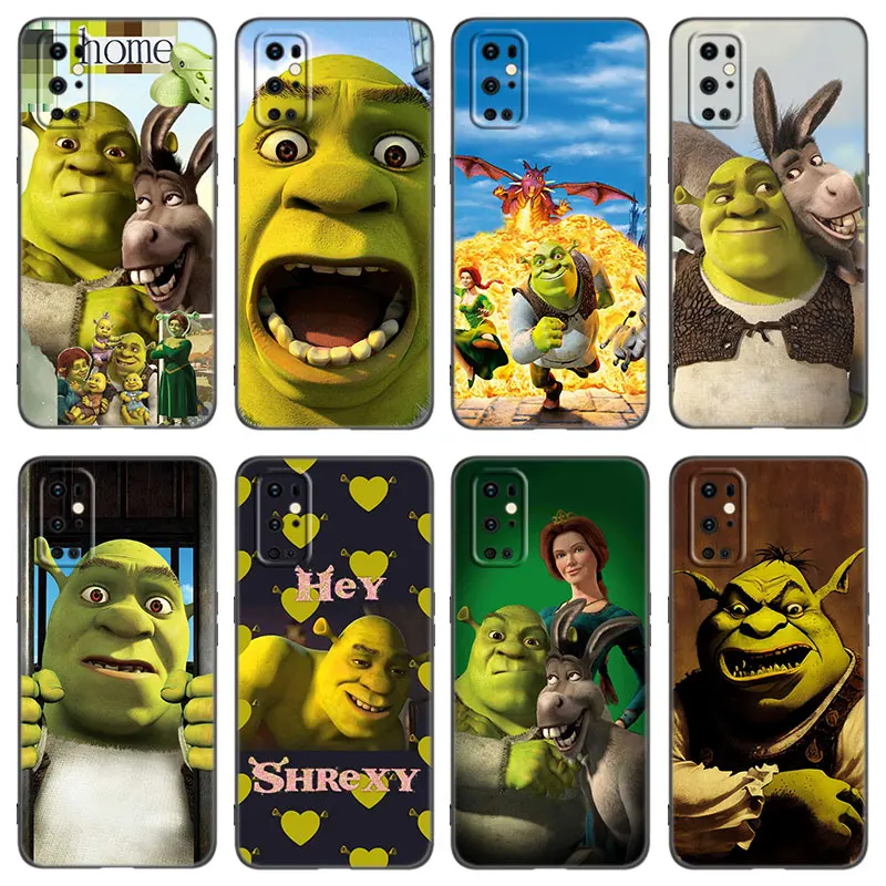 Anime S-shrek Art Phone Case For OnePlus 9 10 ACE 2V Pro 9RT 10T 10R 11R Nord CE 2 3 Lite N10 N20 N30 5G Black Silicone Cover