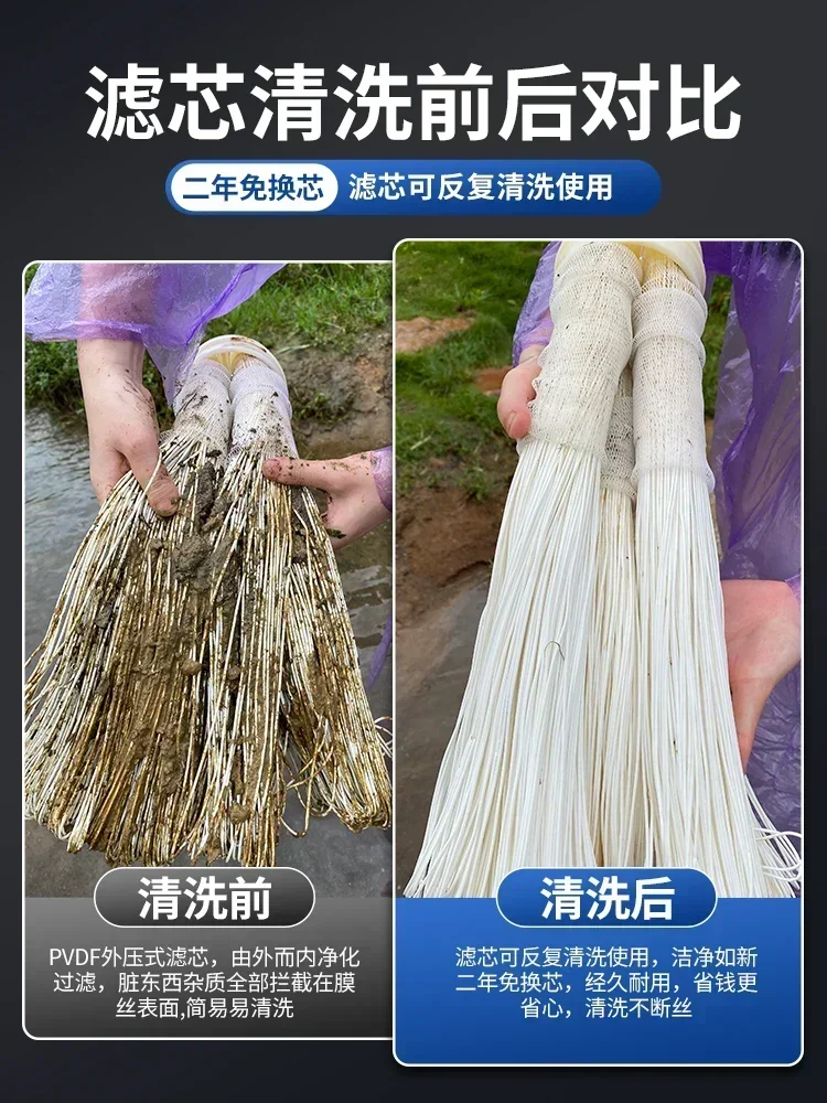 Ultrafiltration Water Purifier for Home - Whole House & Kitchen, Centralized Filter with Direct Drinking Function