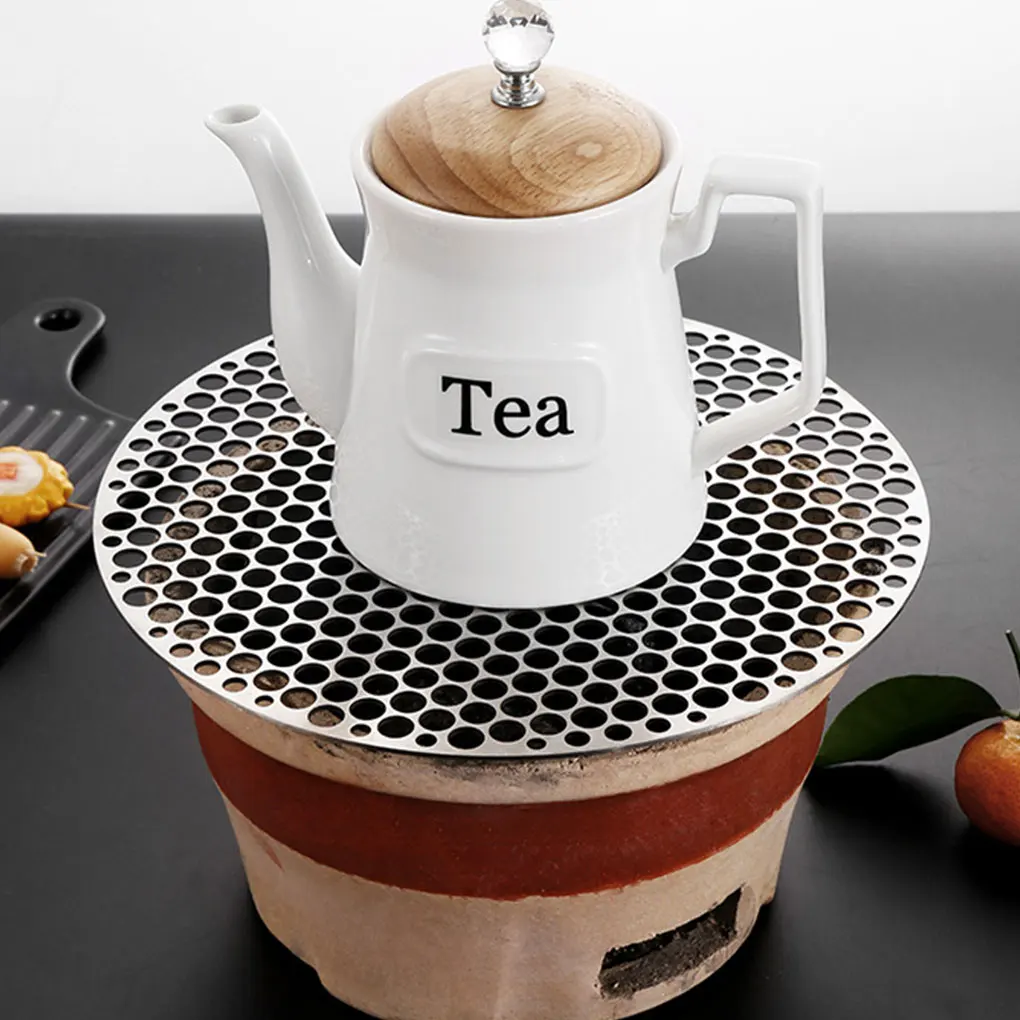 

Круглая решетка для гриля для барбекю 20 см/22 см/24 см/26 см/28 см/30 см, круглая сетка для гриля из нержавеющей стали, коврик для барбекю, паровые сетки для пикника на открытом воздухе