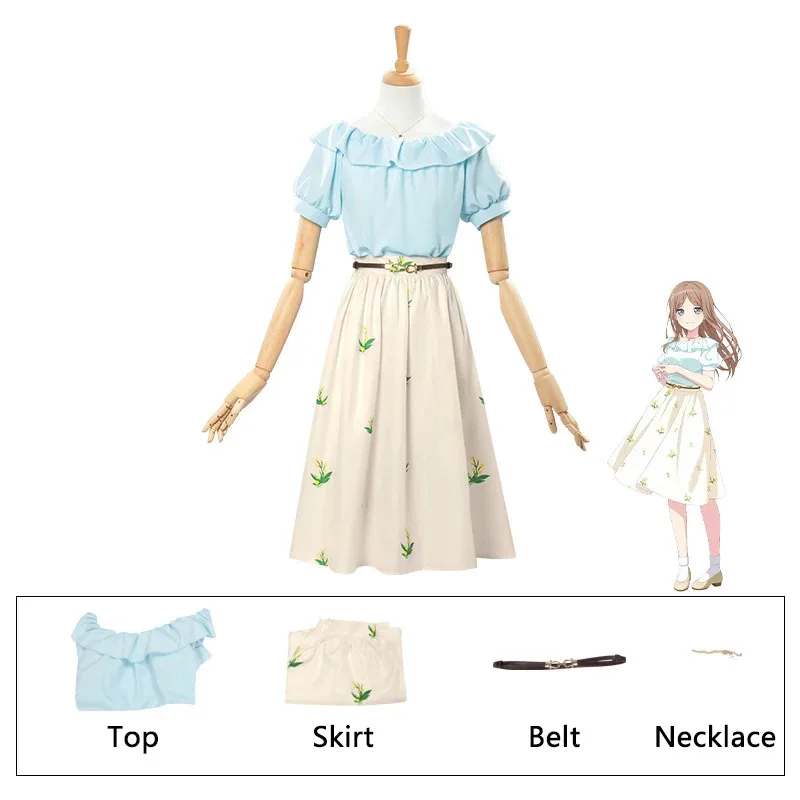 أزياء أنون شيهايا التأثيرية أنيمي سيو ناجاساكي لعب الأدوار أزياء حفلات الهالوين كرنفال للنساء mj:3