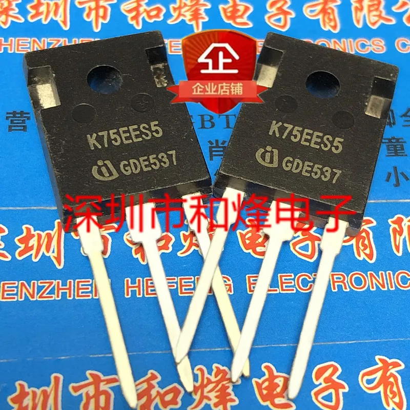 5PCS-10PCS K75EES5 IKW75N65ES5  TO-247 650V 75A Really Stock Best Quality In Stock Fast Shipping