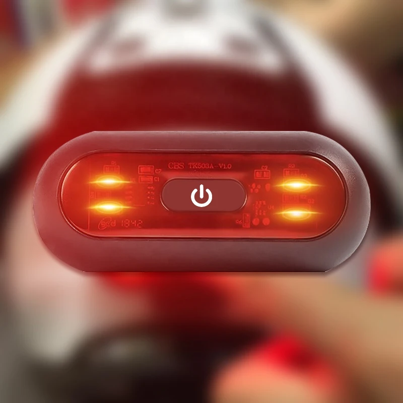USB Rechargeable Bike Tail Light, 6 Modes LED Safety Warning Light for Bicycle Motorcycle Helmet, Waterproof