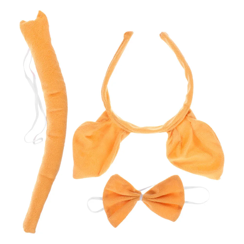 

1 Kangaroo Set Cute Kangaroo Tail Cosplay Accessories Halloween Party Kids Adults Orange Lightweight Adjustable Comfortable