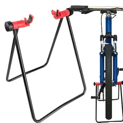 Bicycle Floor Parking Rack Stand U-shaped Triangular Vertical Parking Rack Portable Bicycle Wall Repair Stand Repair Bracket