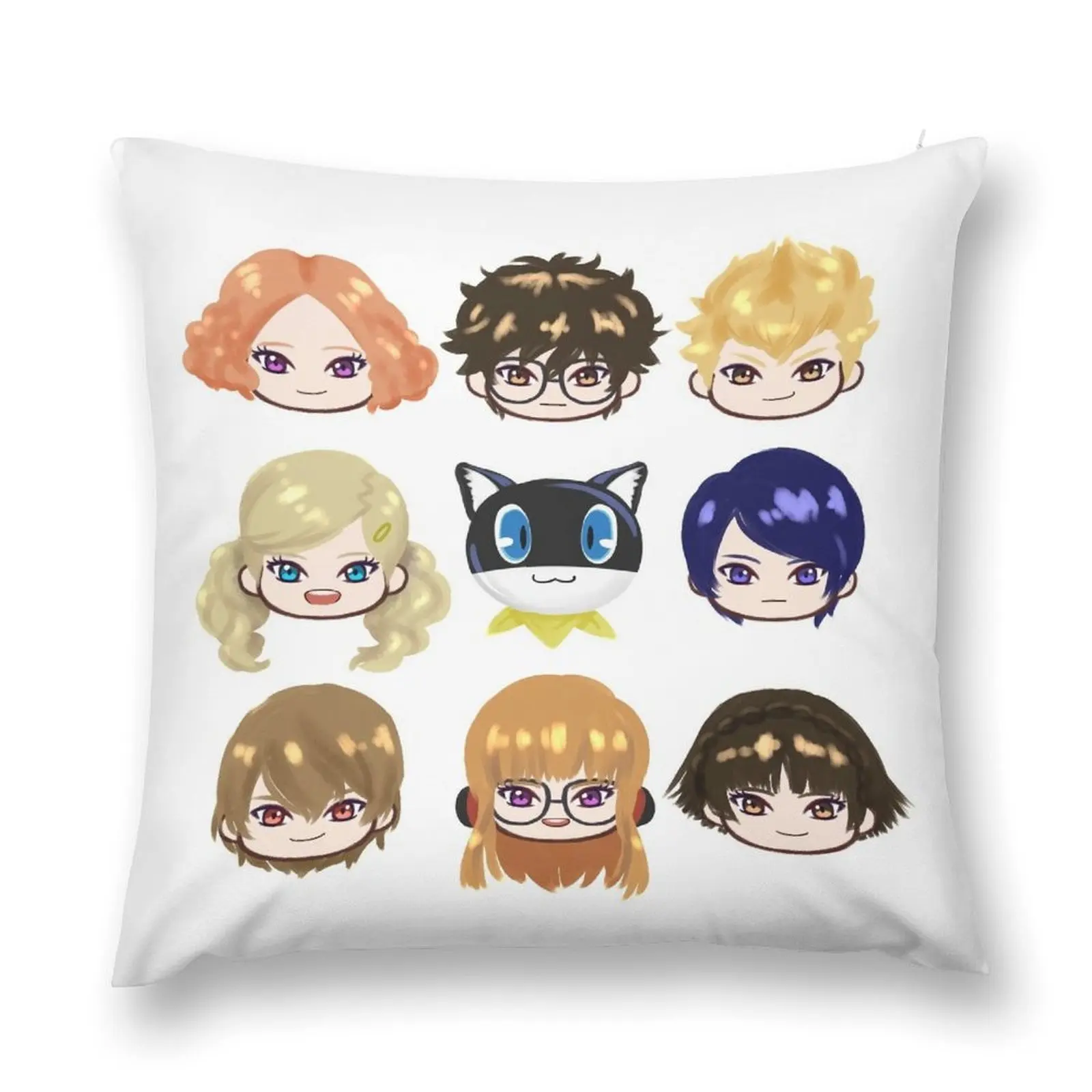 

Persona 5 Main Characters Throw Pillow Christmas Pillow Covers Christmas Covers pillow