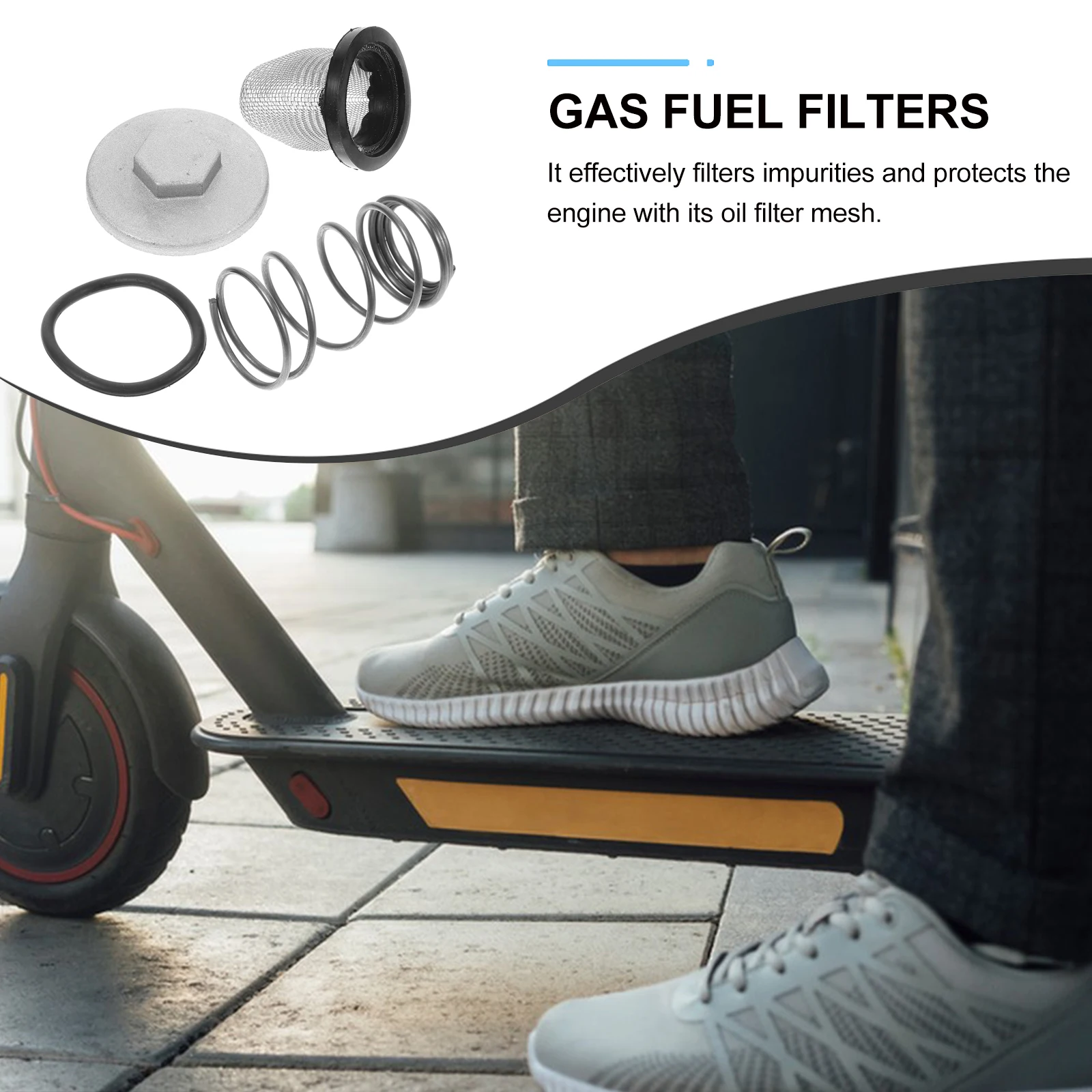 

Universal Scooter Gas Fuel Filter Durable Oil Mesh Motorcycle Petrol Filter Atv Scooter Motorcycle Engine Tool Part