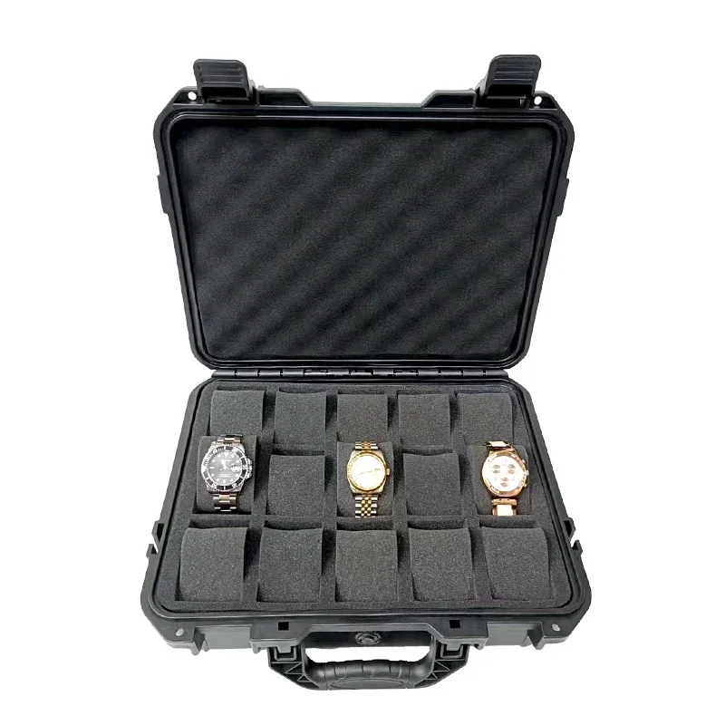 15 Slot Plastic Watch Case Portable Waterproof Watch Case Is Used To Store Watches Tool Box Watch Storage Box Hard Case