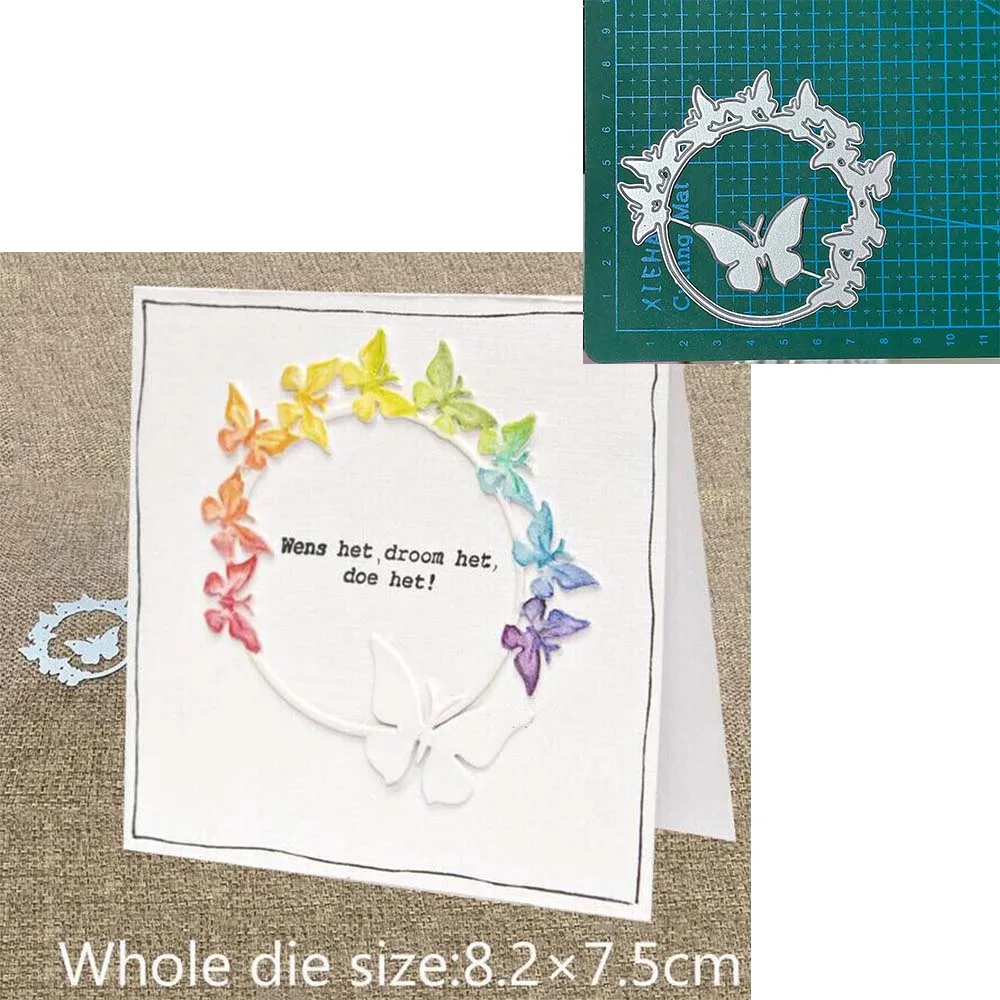 Vlinder Libel Metal Cutting Dies Scrapbooking Decoratie Papier Ambachtelijke Mes Mal Punch Sjabloon Embossing Stencils