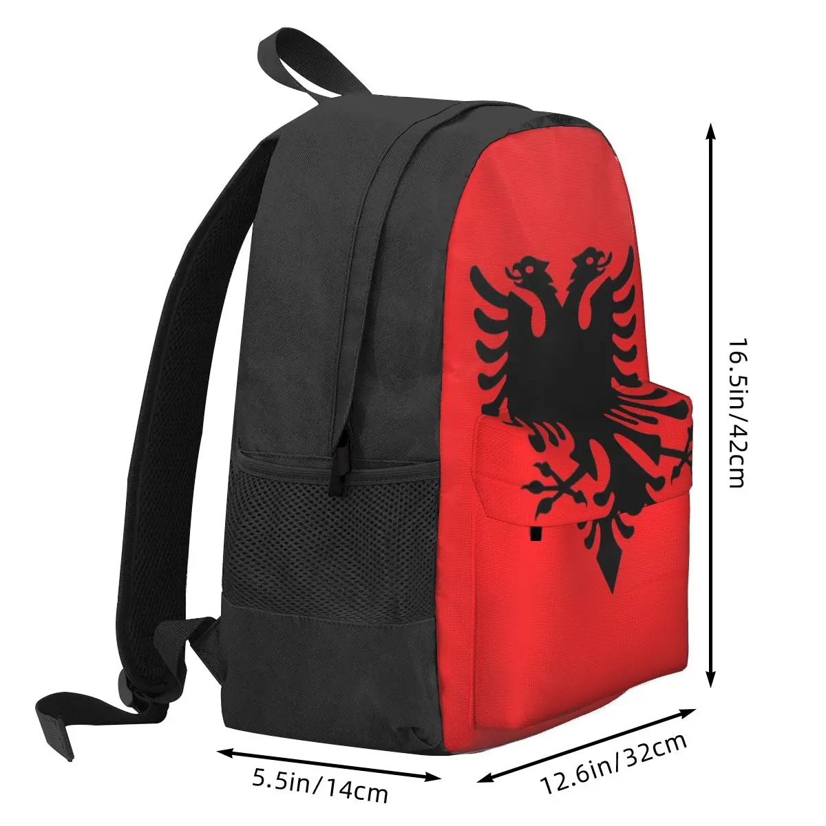 Albania Flag IPhone Case zaini ragazzi ragazze Bookbag bambini scuola borse cartone animato bambini zaino viaggio zaino borsa a tracolla