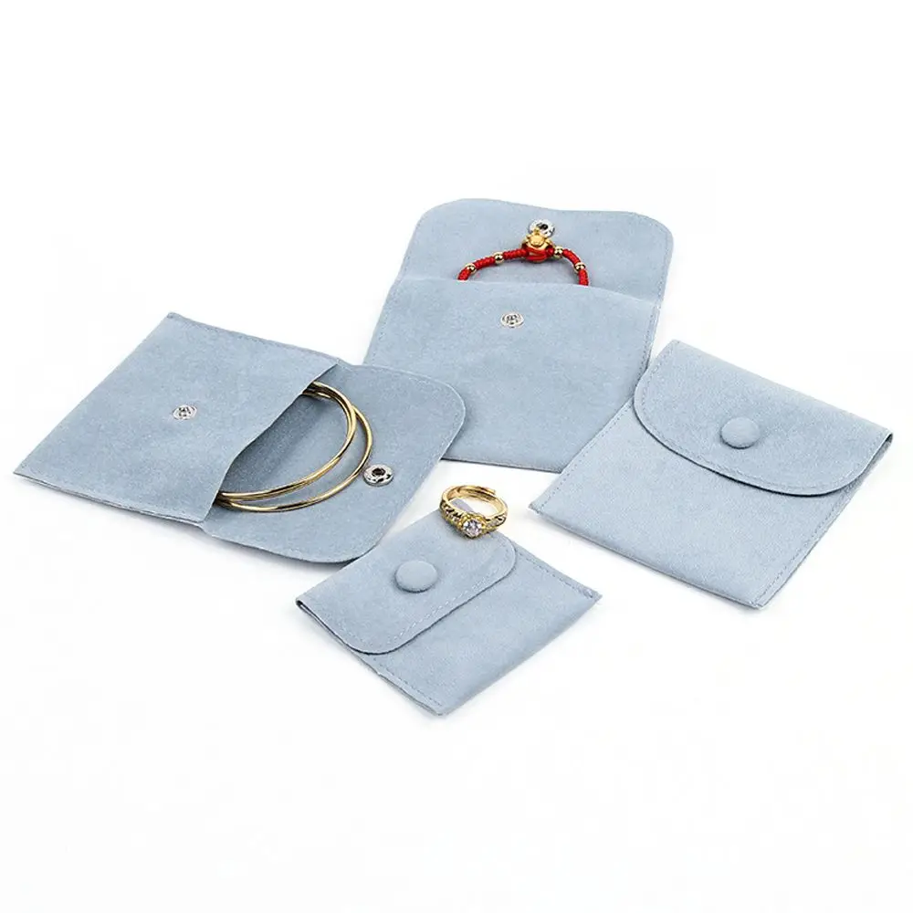 

Wedding New Earring Storage Necklace Pouches Botton Packaging Bags Jewelry Bags Gift Packaging Velvet Pouch