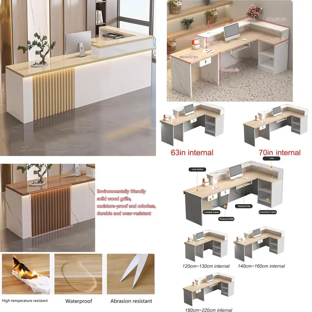 

Современная торговая стойка со встроенной подсветкой и простой системой сборки