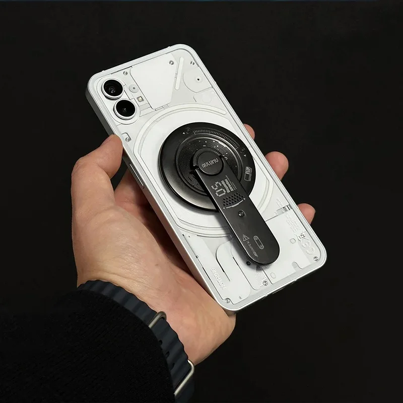 

Aulumu G05 Magnetic Holder Ultra-Thin Foldable Phone Stand Multi-Functional For iPhone 16 Pro Max/15/14/13 With Opening Tool