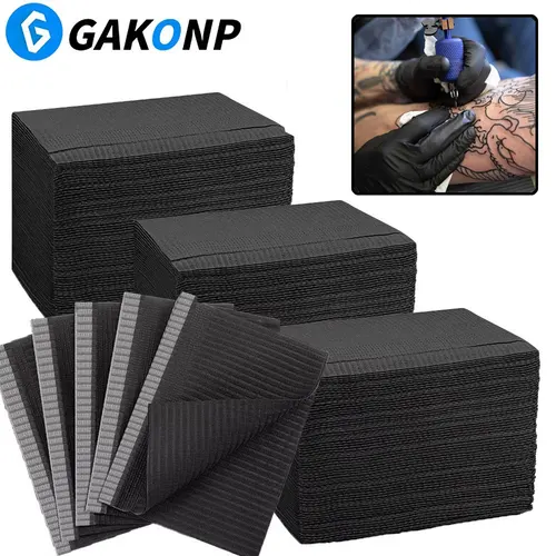 100/50/30/15/5 Uds almohadilla limpia para tatuajes Baberos desechables para tatuajes cubiertas de mesa servilletas dentales impermeables para pacientes accesorios para tatuajes