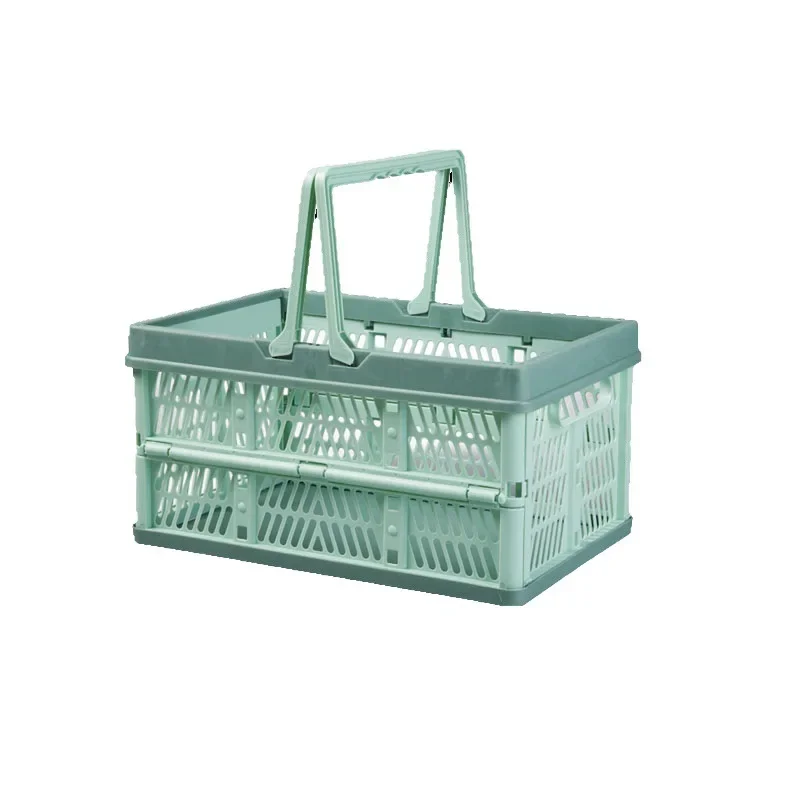 

Foldable storage frame, carry-on basket, grocery basket, storage for supermarket shopping basket, large picnic basket