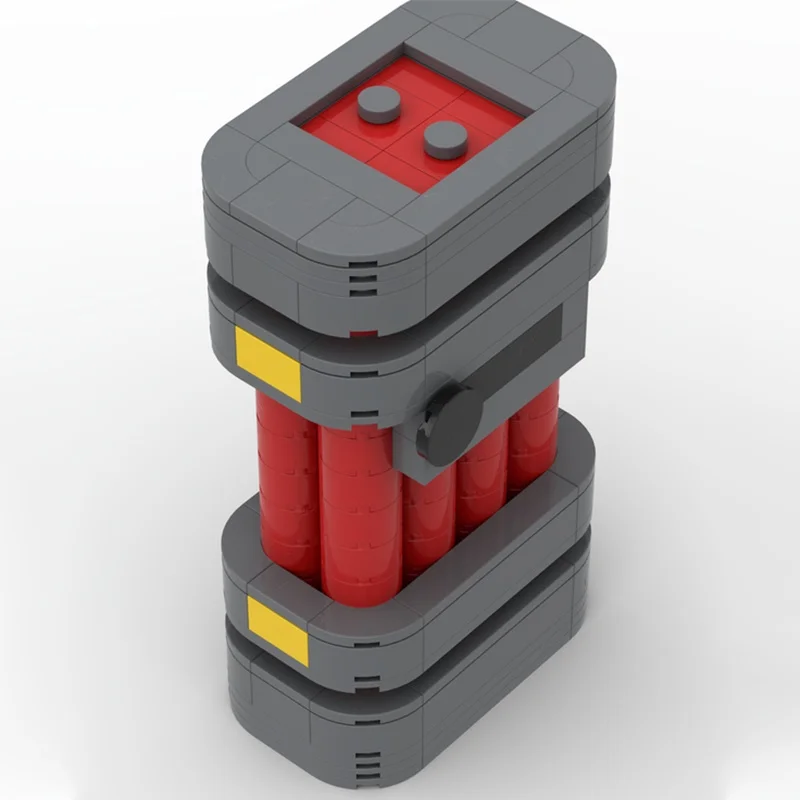 213 قطعة MOC TED DYNAMITE والعتاد ألعاب الفيديو ولعبة مجسمة اللبنات البناء الإبداعية هدايا عيد الميلاد فكرة الطوب عيد ميلاد #4