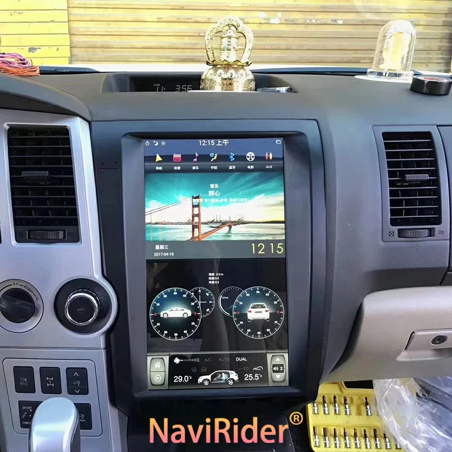 

13.6inch For Toyota Tundra XK50 2007 - 2013 Sequoia XK60 2008 - 2017 Android Carplay Car Radio Navi GPS Multimedia Player stereo