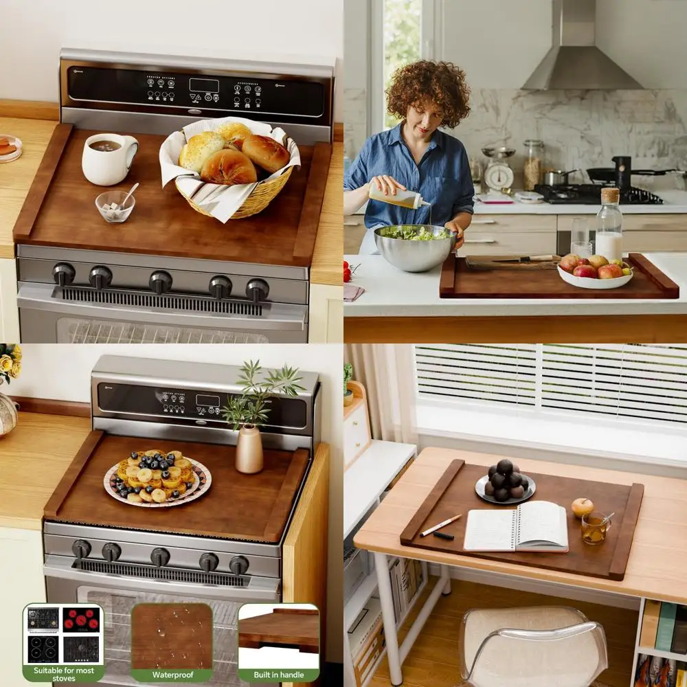 

Electric Stove Top Cover 30x22 - Gas Burner Protector, Counter Space Sink Cover, Kitchen Utility Accessory