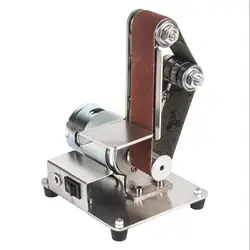 Small DIY Polishing Machine Multifunctional Sanding Belt Machine Table Belt Sander Cutter Edges Sharpener Belt Grinding Machine