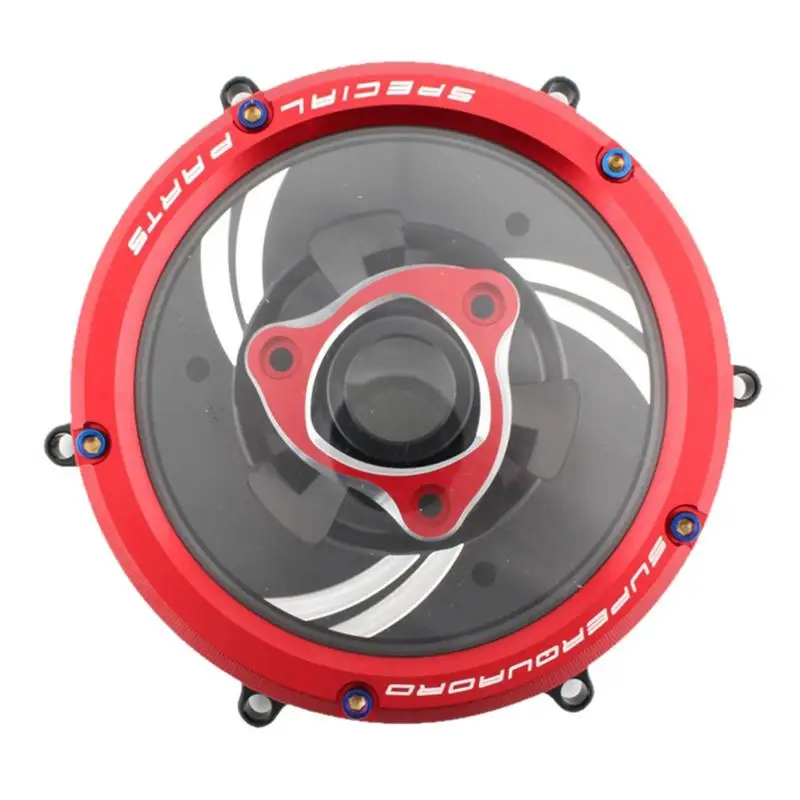 Koppelingsdeksel voor Ducati, CNC Racing Doorzichtige koppelingsdeksel veerhouder voor Ducati voor Ducati 1199 Panigale R 2013-2014 - afbeelding 2
