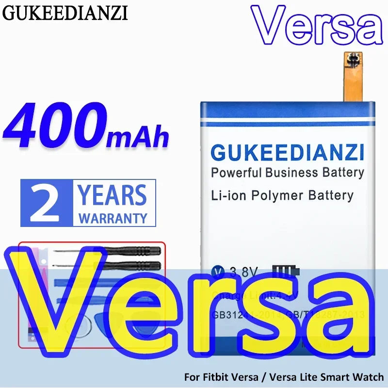 

GUKEEDIANZI High Capacity Battery 400mAh For Fitbit Versa Lite Smart Watch Bateria