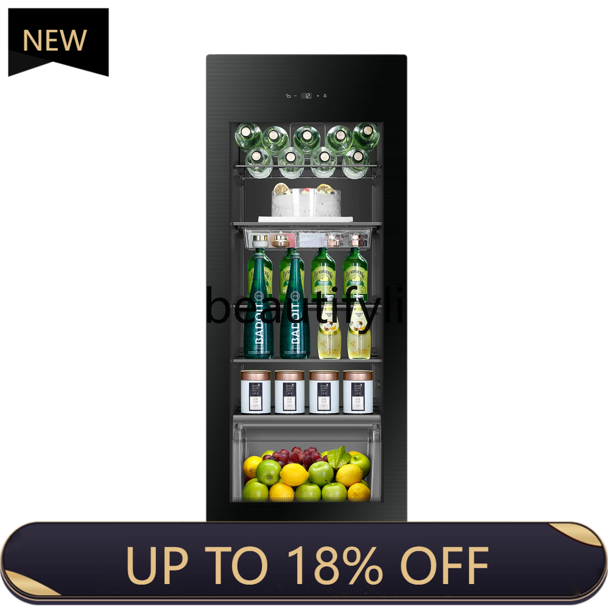 

Z189 180 liters ice bar household living room tea beverage refrigerator refrigerated and fresh