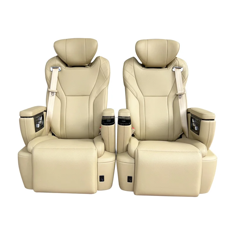 Auto Parts Premium Electric Captain Seats with Foldable Tray Interior Conversion Tuning for Sprinter Van