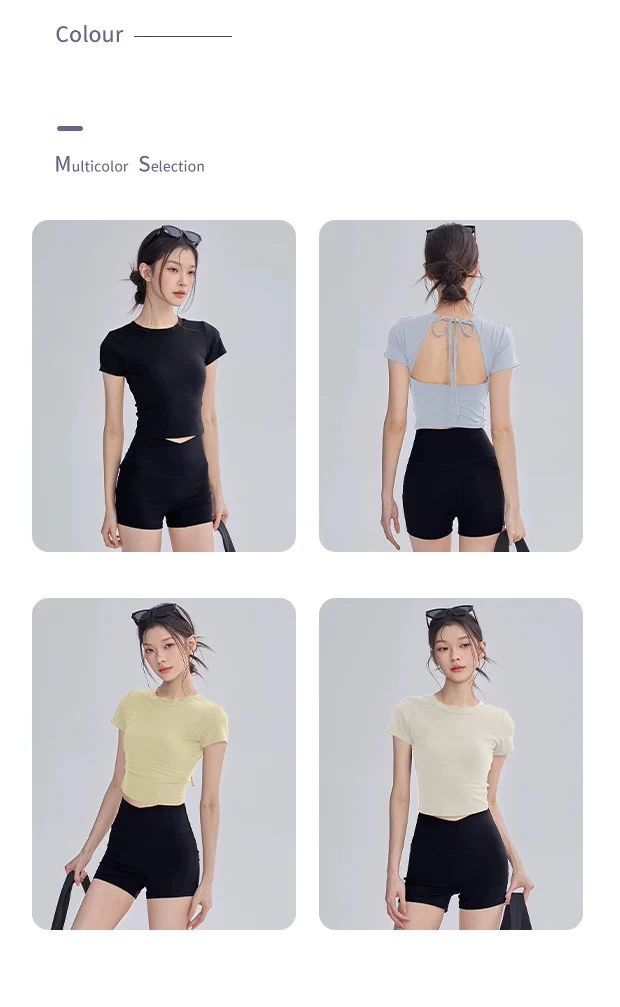 Großhandel Damen Gepolstertes Langarm-Yoga-Shirt mit Schönem Rücken, Gym-Bluse, Pilates, Fitness, Laufen, Workout, Sport-Top – Detail 2