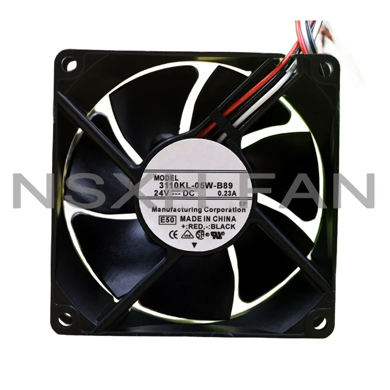 NEW 3110KL-05W-B89 DC24V8025 0.23A Frequency Cooling Fan